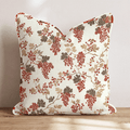 Vintage Grape Harvest Vine Throw Pillow - Hillcroft Home