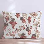 Vintage Grape Harvest Vine Throw Pillow - Hillcroft Home