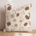Vintage Grapevine Throw Pillow - Hillcroft Home