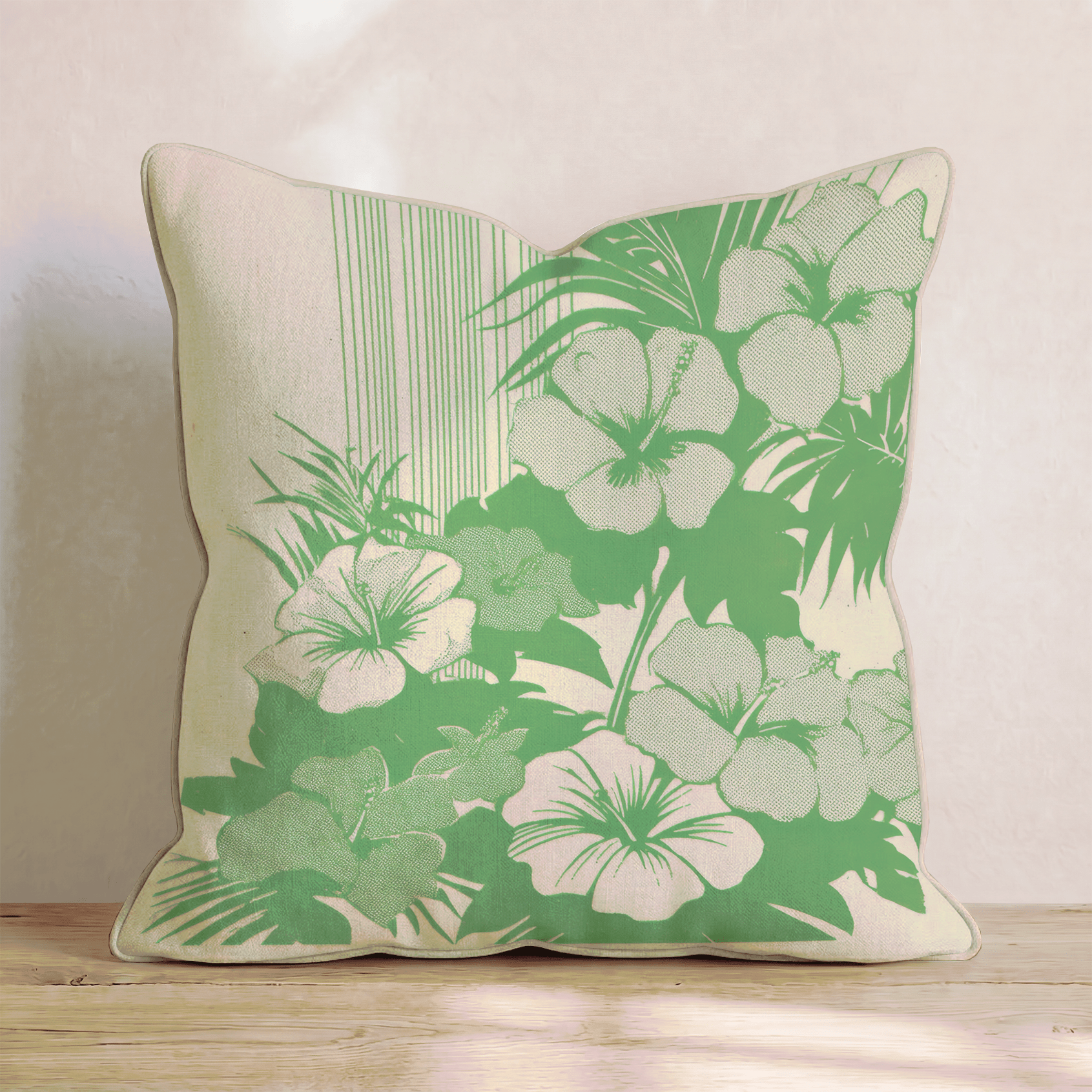Vintage Hawaii Throw Pillow - Hillcroft Home