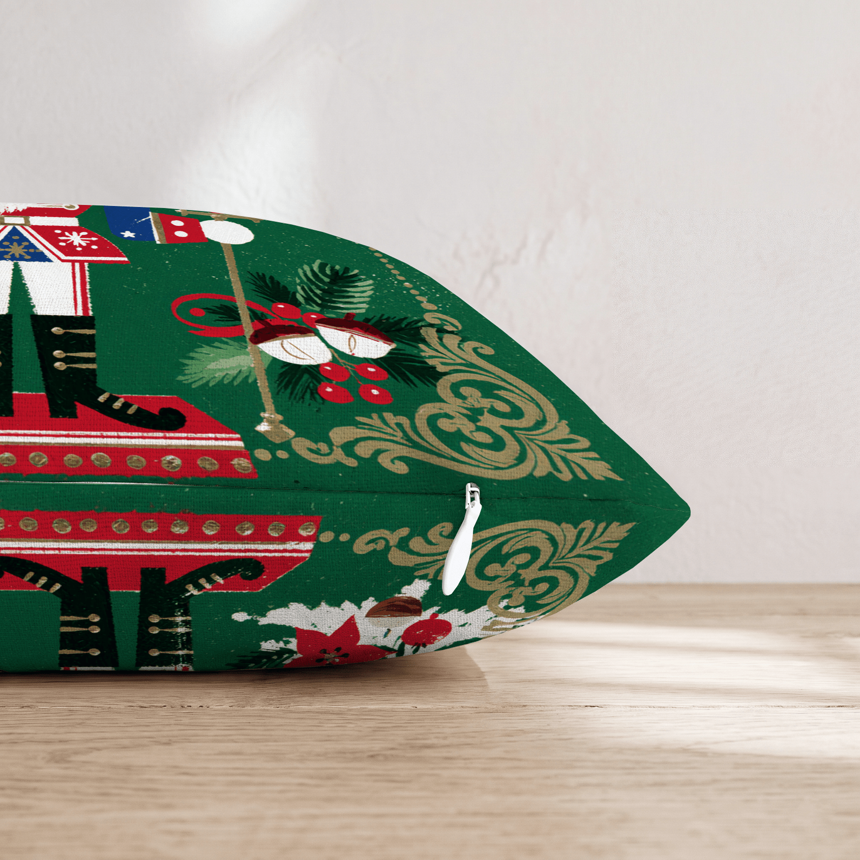 Vintage Nutcracker Guard Throw Pillow - Hillcroft Home