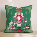Vintage Nutcracker Guard Throw Pillow - Hillcroft Home