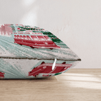 Vintage NYC Trolley Throw Pillow - Hillcroft Home