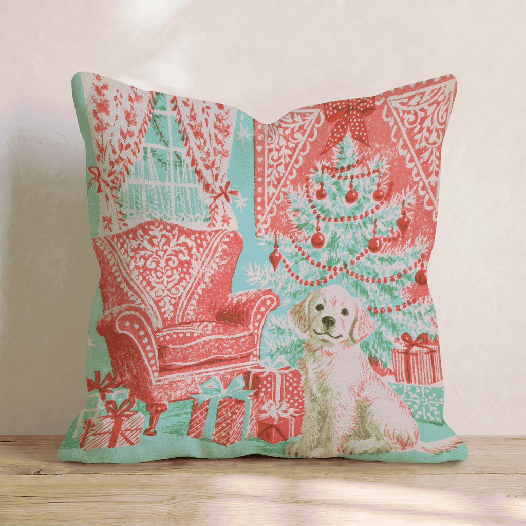 Vintage Parlor Golden Throw Pillow - Hillcroft Home