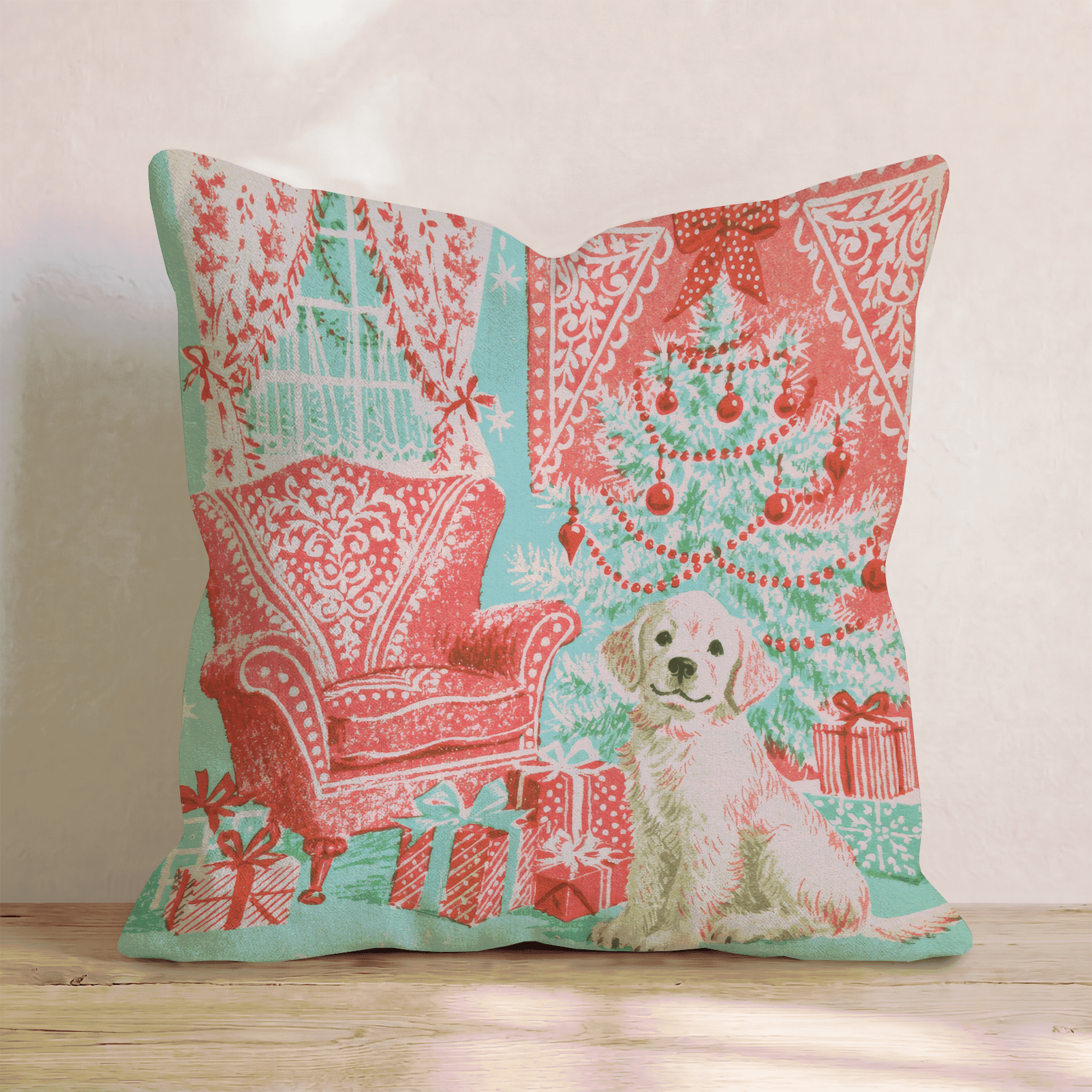 Vintage Parlor Golden Throw Pillow - Hillcroft Home