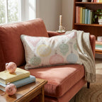 Vintage Pastel Ornaments Throw Pillow - Hillcroft Home