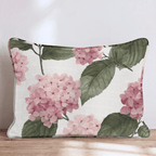 Vintage Pink Hydrangea Throw Pillow - Hillcroft Home