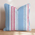 Vintage Pinstripes Throw Pillow - Hillcroft Home
