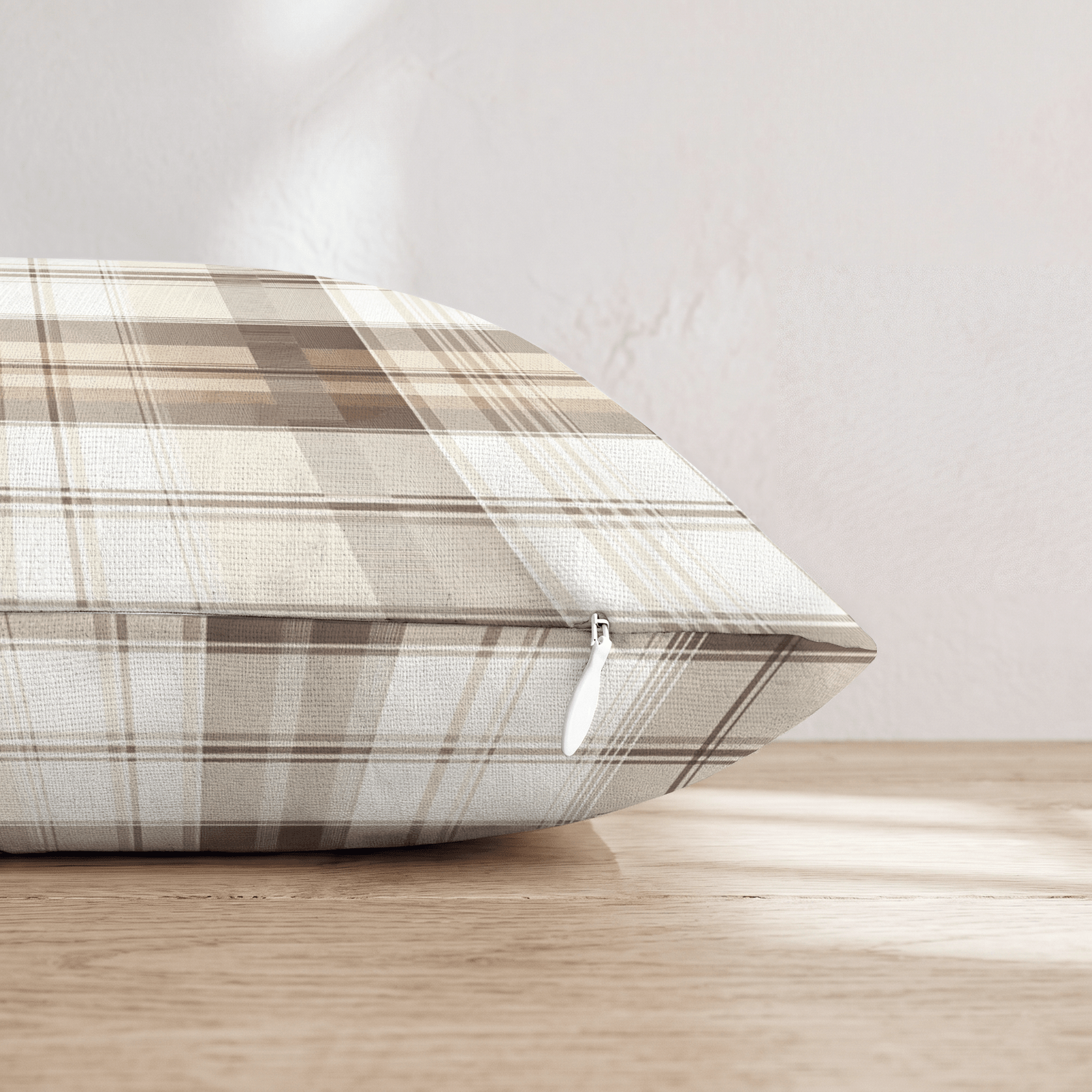 Vintage Plaid Throw Pillow - Hillcroft Home