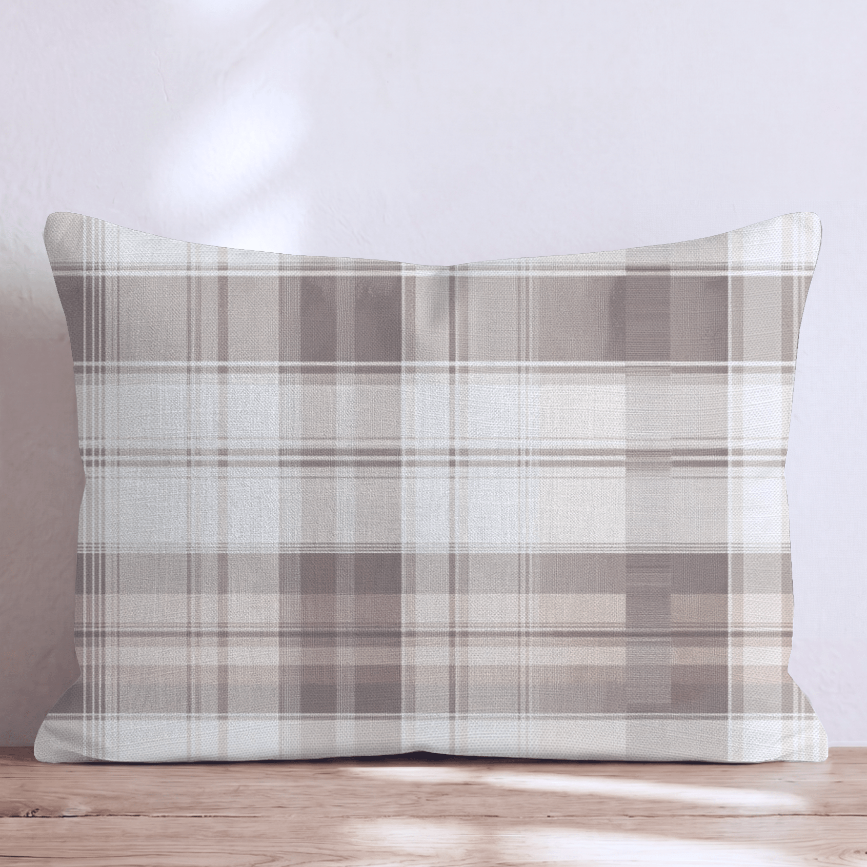 Vintage Plaid Throw Pillow - Hillcroft Home