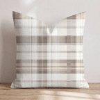 Vintage Plaid Throw Pillow - Hillcroft Home