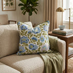 Vintage Posy Throw Pillow - Hillcroft Home
