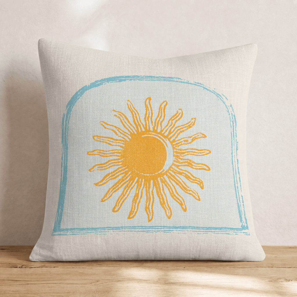 Vintage Sol Throw Pillow - Hillcroft Home