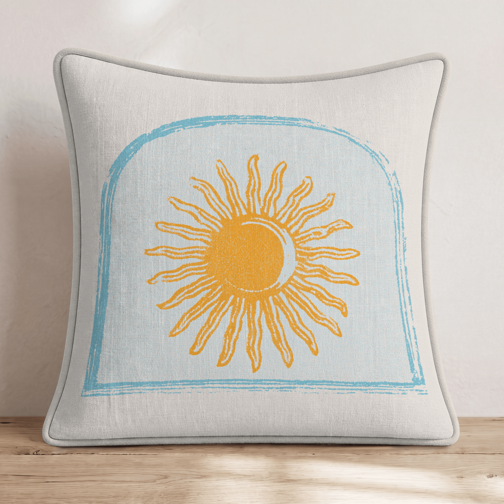 Vintage Sol Throw Pillow - Hillcroft Home