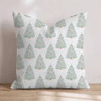 Vintage Tinsel Tree Throw Pillow throw pillow - Hillcroft Home