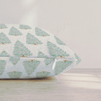 Vintage Tinsel Tree Throw Pillow throw pillow - Hillcroft Home
