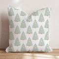 Vintage Tinsel Tree Throw Pillow throw pillow - Hillcroft Home