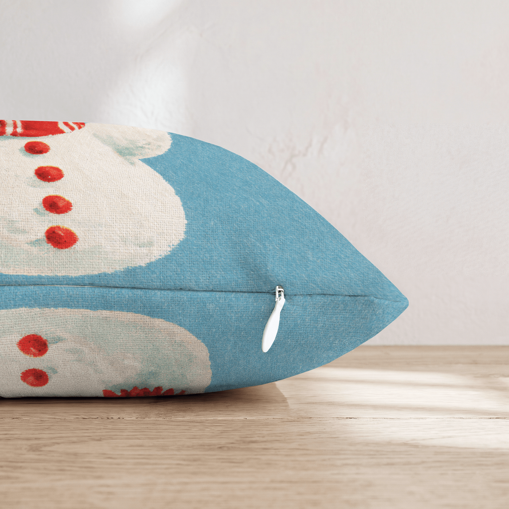 Vintage Top Hat Snowman Throw Pillow - Hillcroft Home
