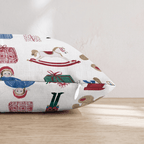 Vintage Toys & Presents Throw Pillow - Hillcroft Home