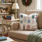 Vintage Toys & Presents Throw Pillow throw pillow - Hillcroft Home