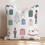 Vintage Toys & Presents Throw Pillow - Hillcroft Home