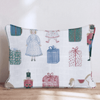 Vintage Toys & Presents Throw Pillow - Hillcroft Home
