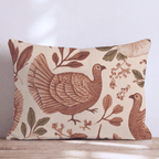 Vintage Turkey Botanicals Throw Pillow - Hillcroft Home