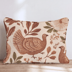 Vintage Turkey Botanicals Throw Pillow - Hillcroft Home