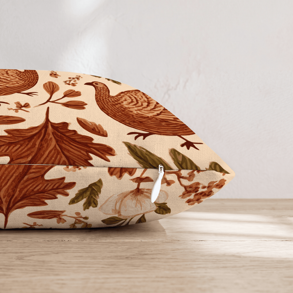 Vintage Turkey Botanicals Throw Pillow - Hillcroft Home