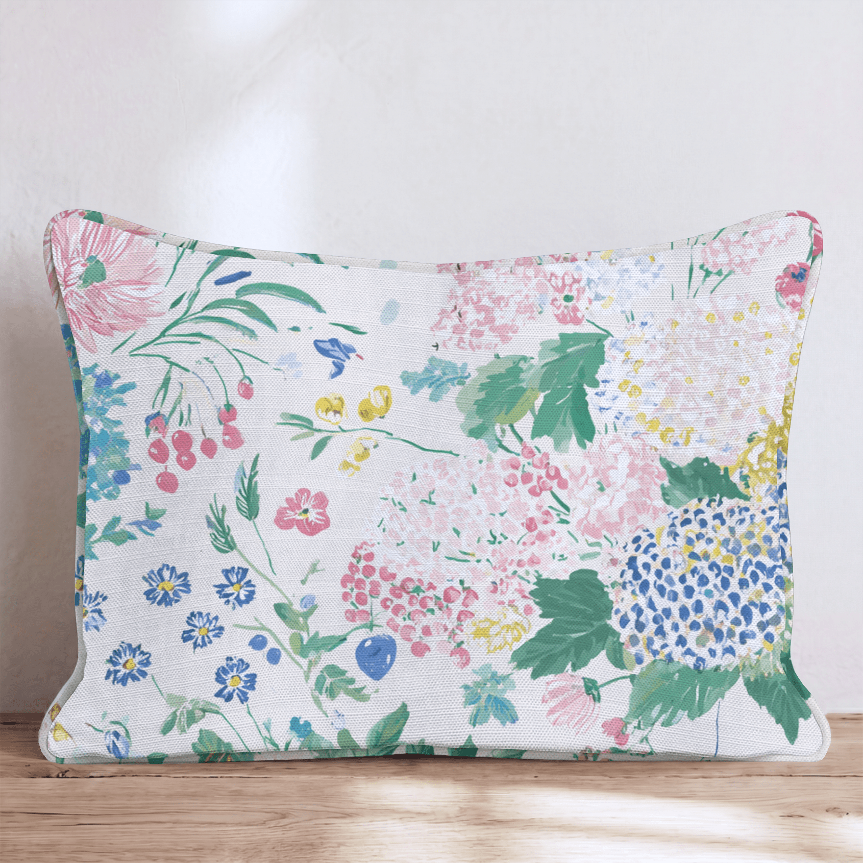 Vintage Vase Throw Pillow - Hillcroft Home