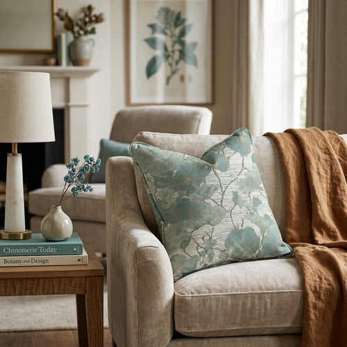 Vintage Vines Throw Pillow - Hillcroft Home