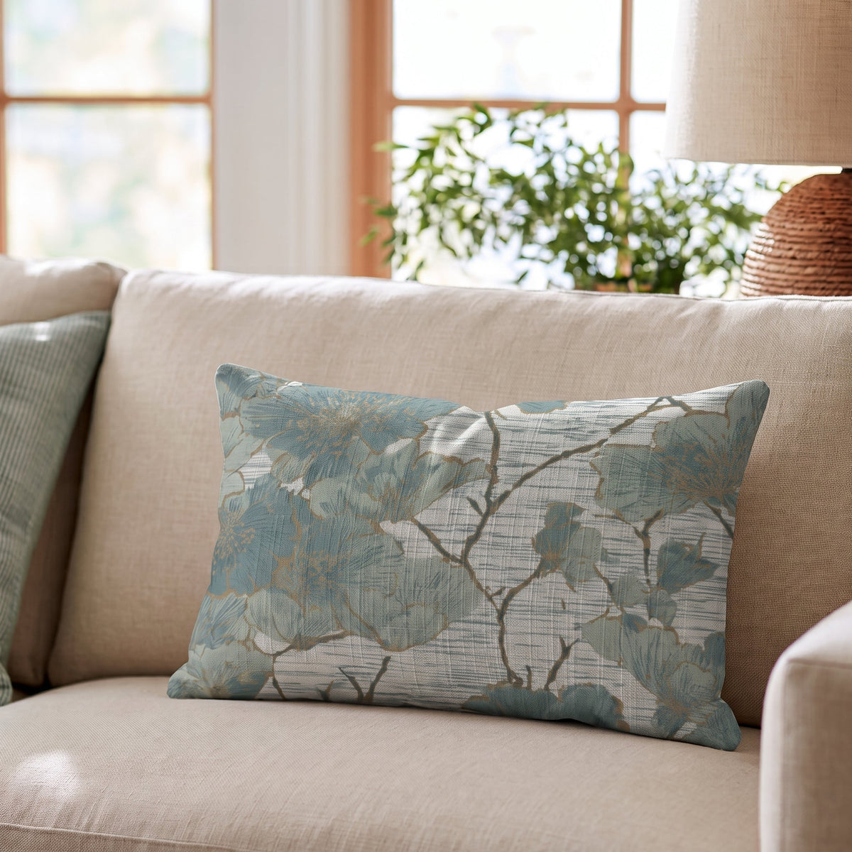 Vintage Vines Throw Pillow throw pillow - Hillcroft Home