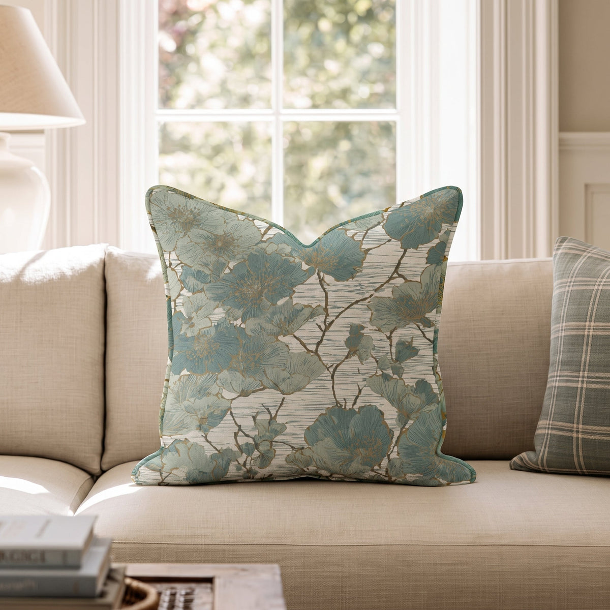 Vintage Vines Throw Pillow throw pillow - Hillcroft Home