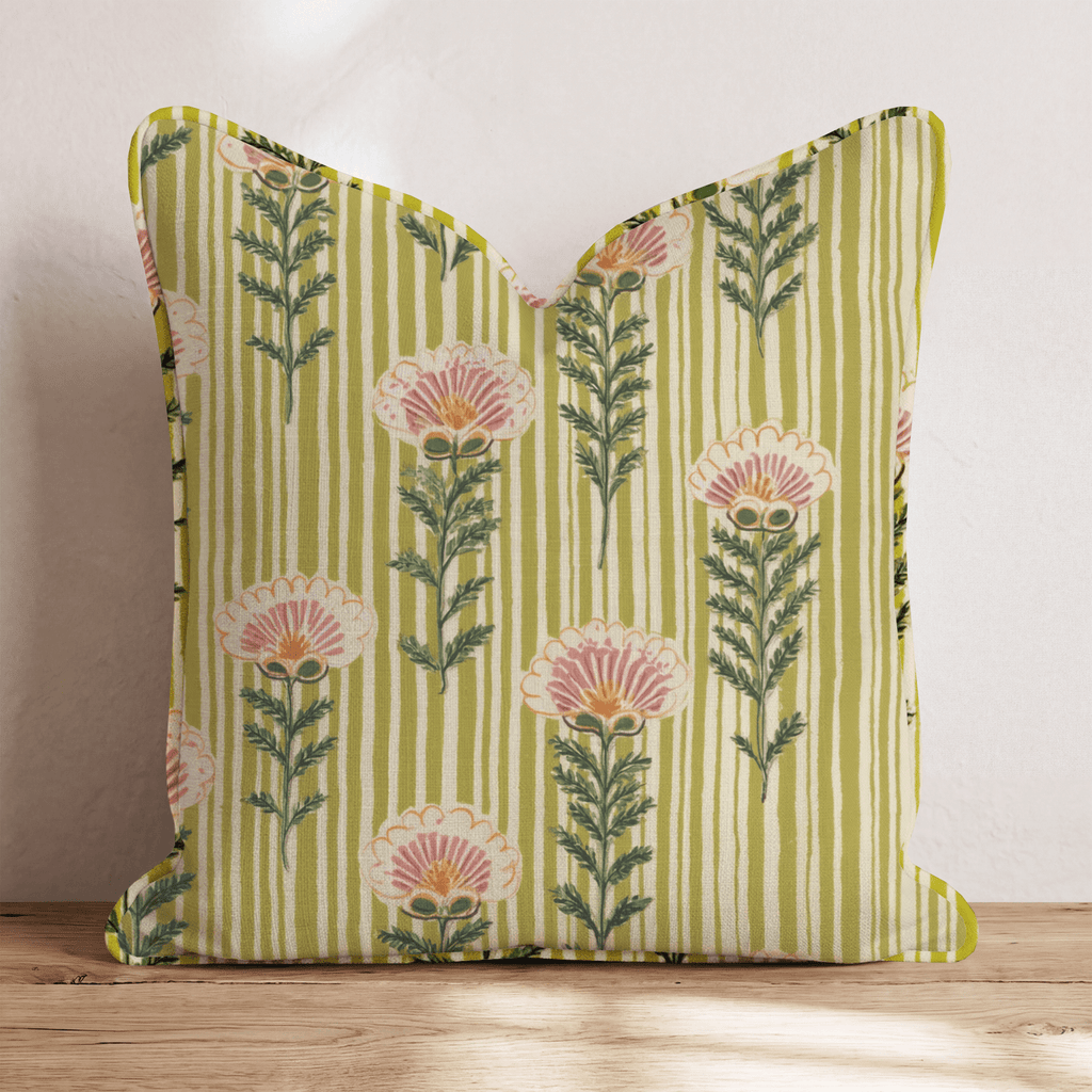 Vintage Viola Throw Pillow - Hillcroft Home