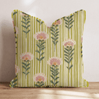 Vintage Viola Throw Pillow - Hillcroft Home
