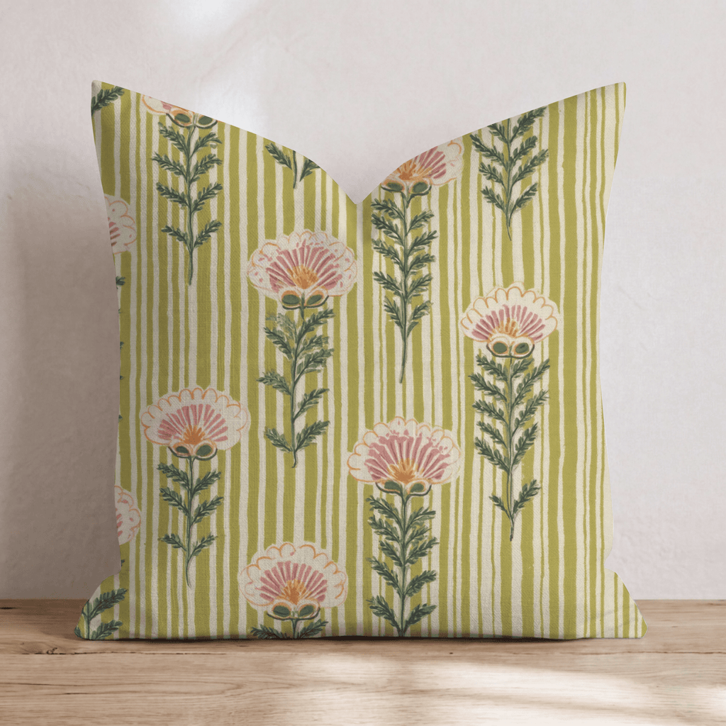 Vintage Viola Throw Pillow - Hillcroft Home