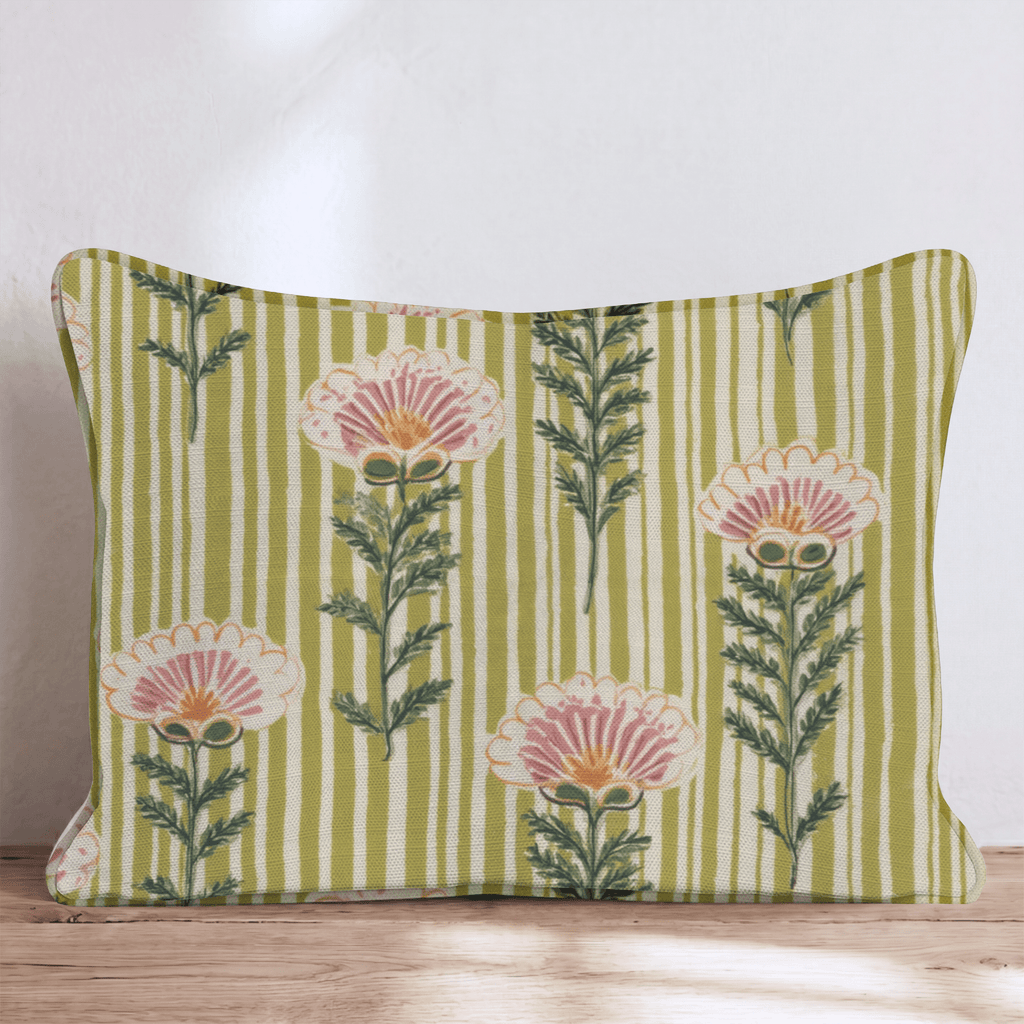 Vintage Viola Throw Pillow - Hillcroft Home