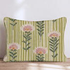 Vintage Viola Throw Pillow - Hillcroft Home