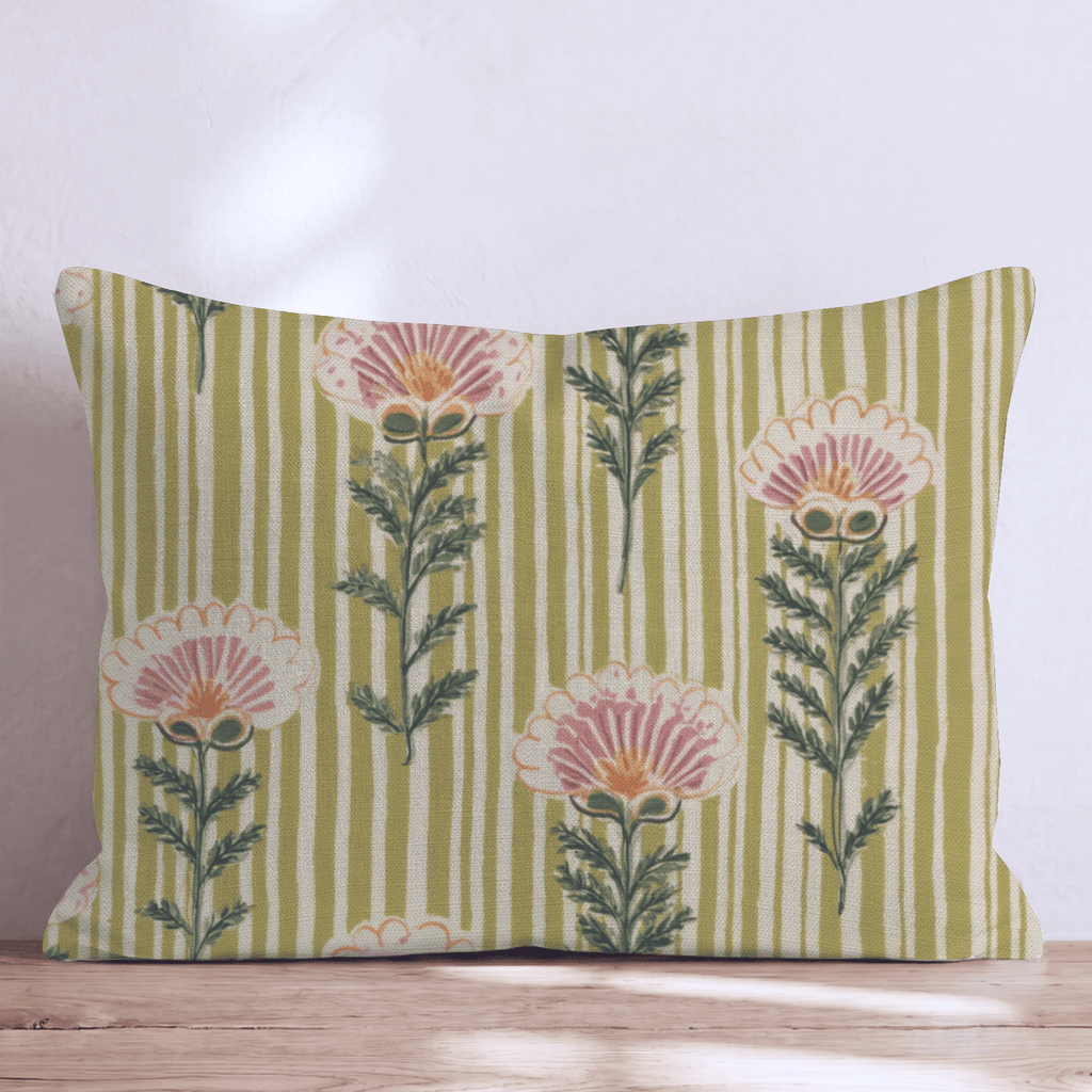 Vintage Viola Throw Pillow - Hillcroft Home