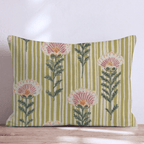 Vintage Viola Throw Pillow - Hillcroft Home