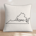 Virgina Home Throw Pillow - Hillcroft Home