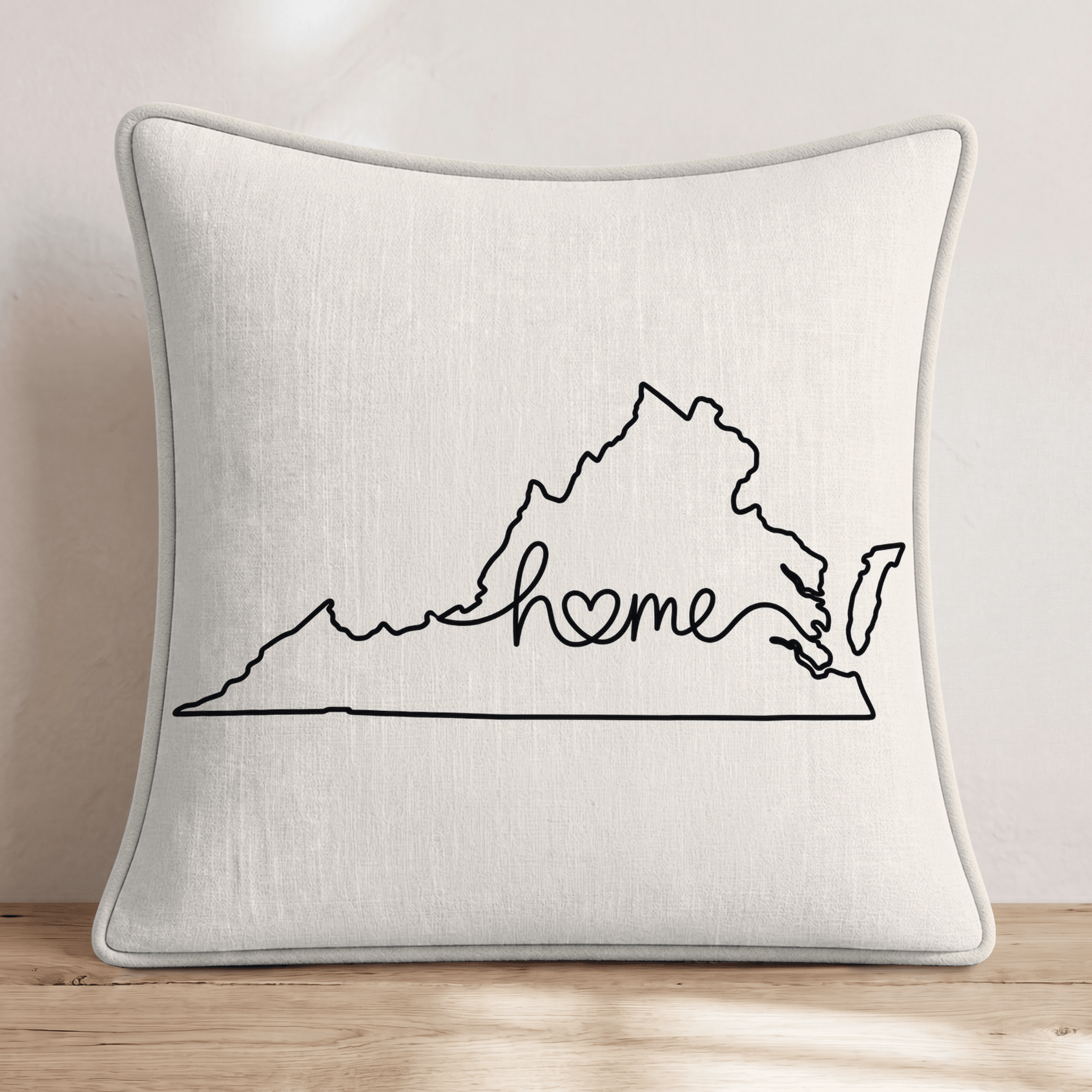 Virgina Home Throw Pillow - Hillcroft Home