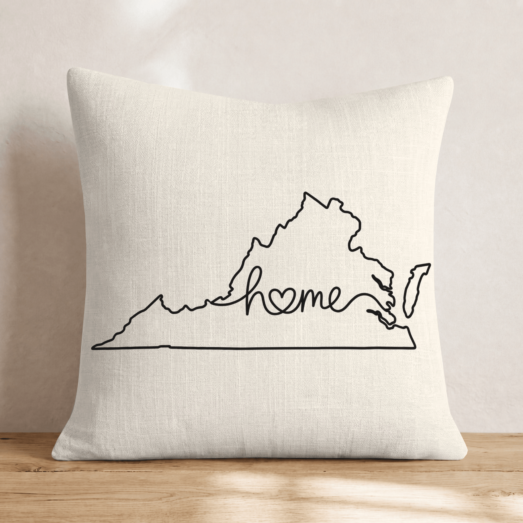 Virgina Home Throw Pillow - Hillcroft Home