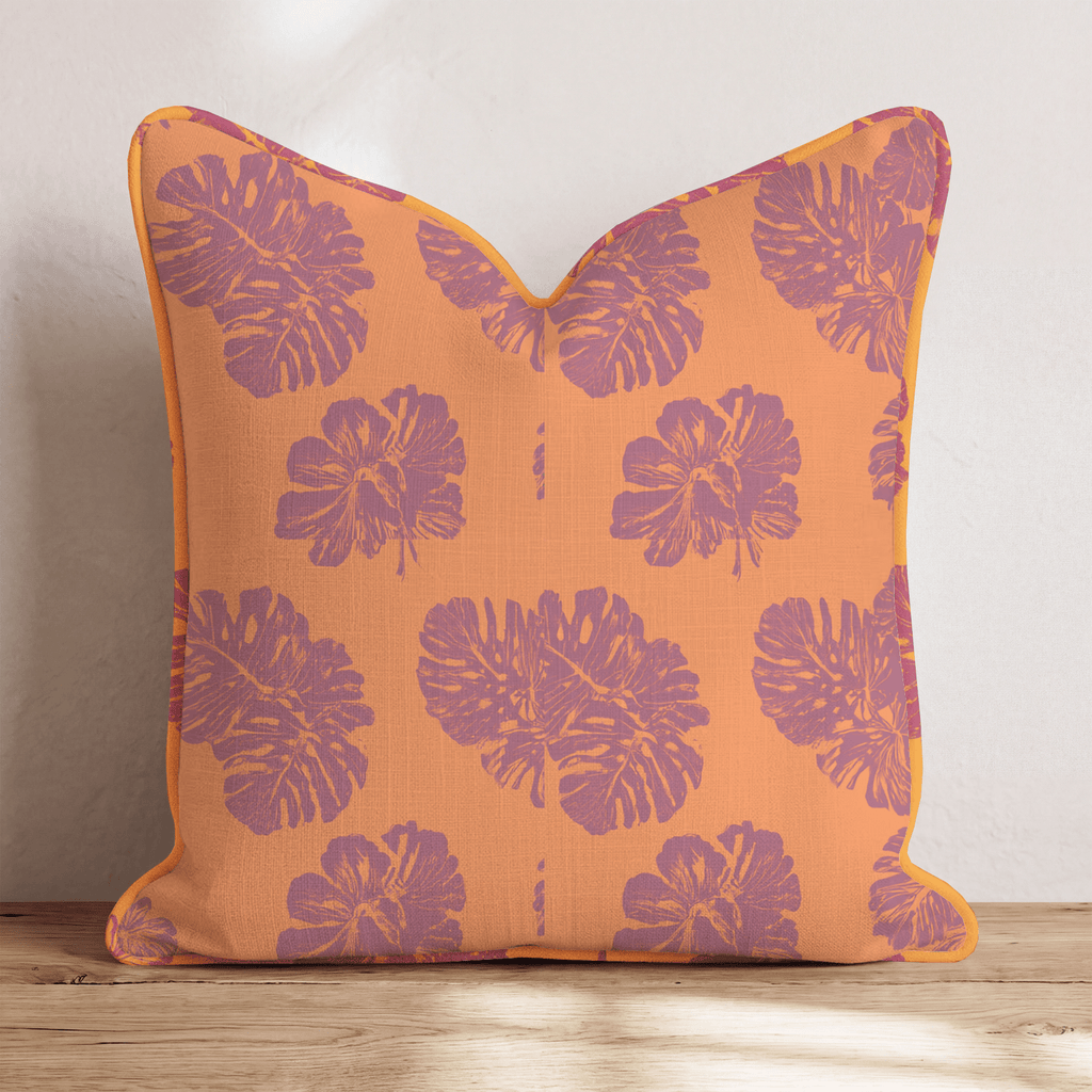 Vivid Frond Throw Pillow - Hillcroft Home