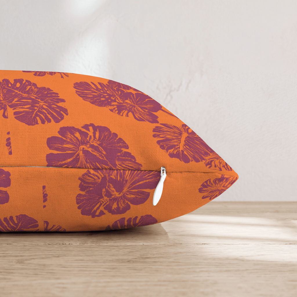 Vivid Frond Throw Pillow - Hillcroft Home