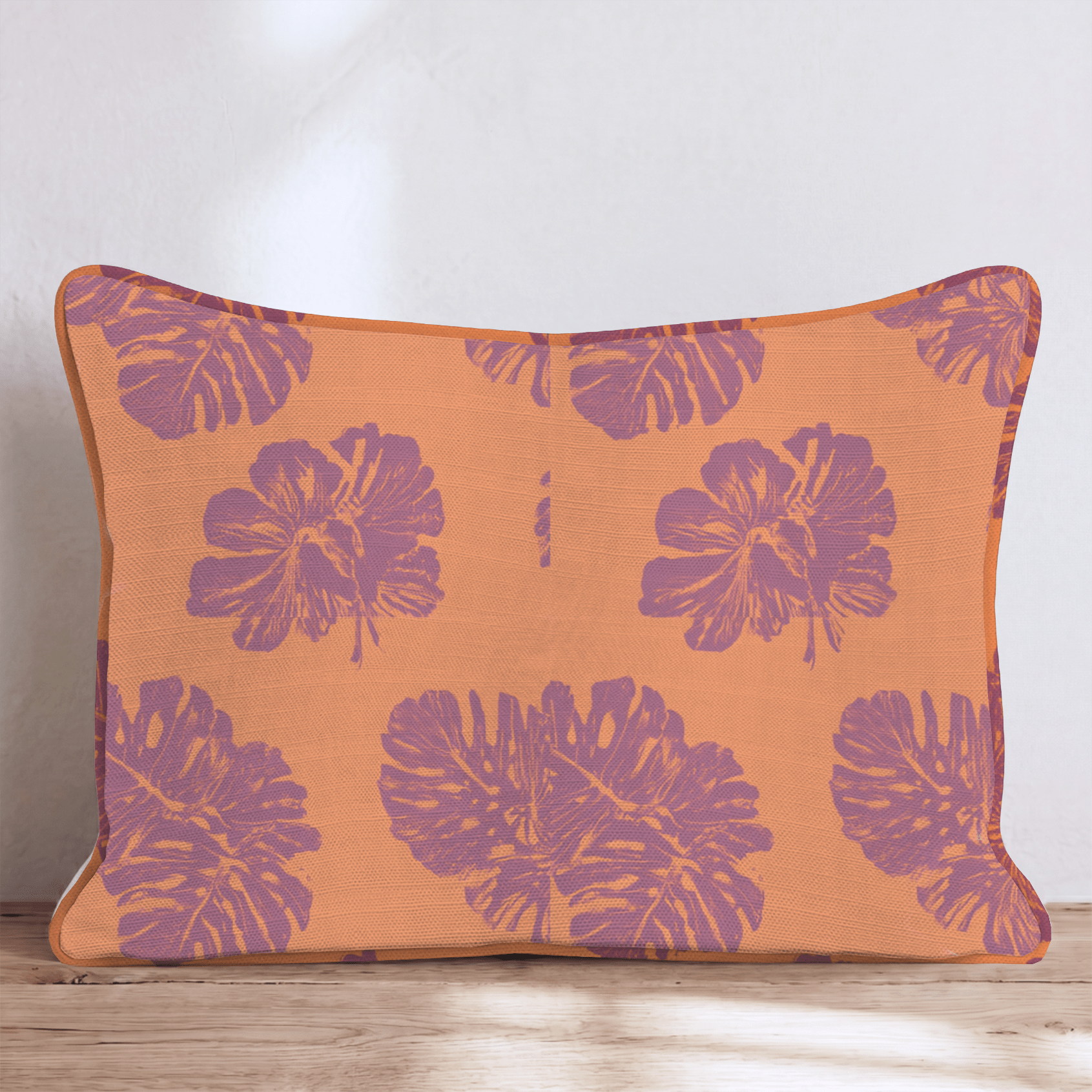 Vivid Frond Throw Pillow - Hillcroft Home