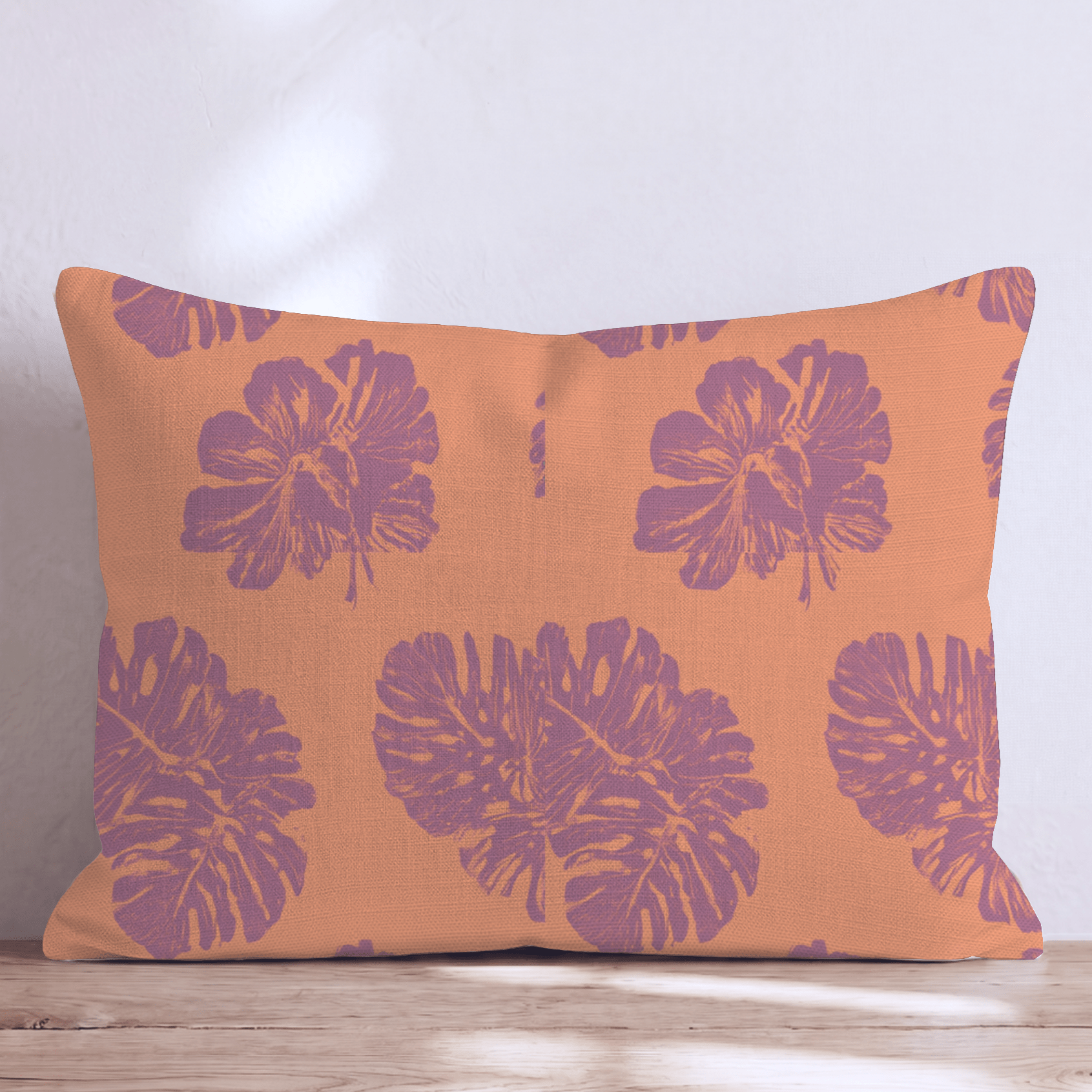 Vivid Frond Throw Pillow - Hillcroft Home