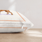 Vizsla Coffee Throw Pillow - Hillcroft Home