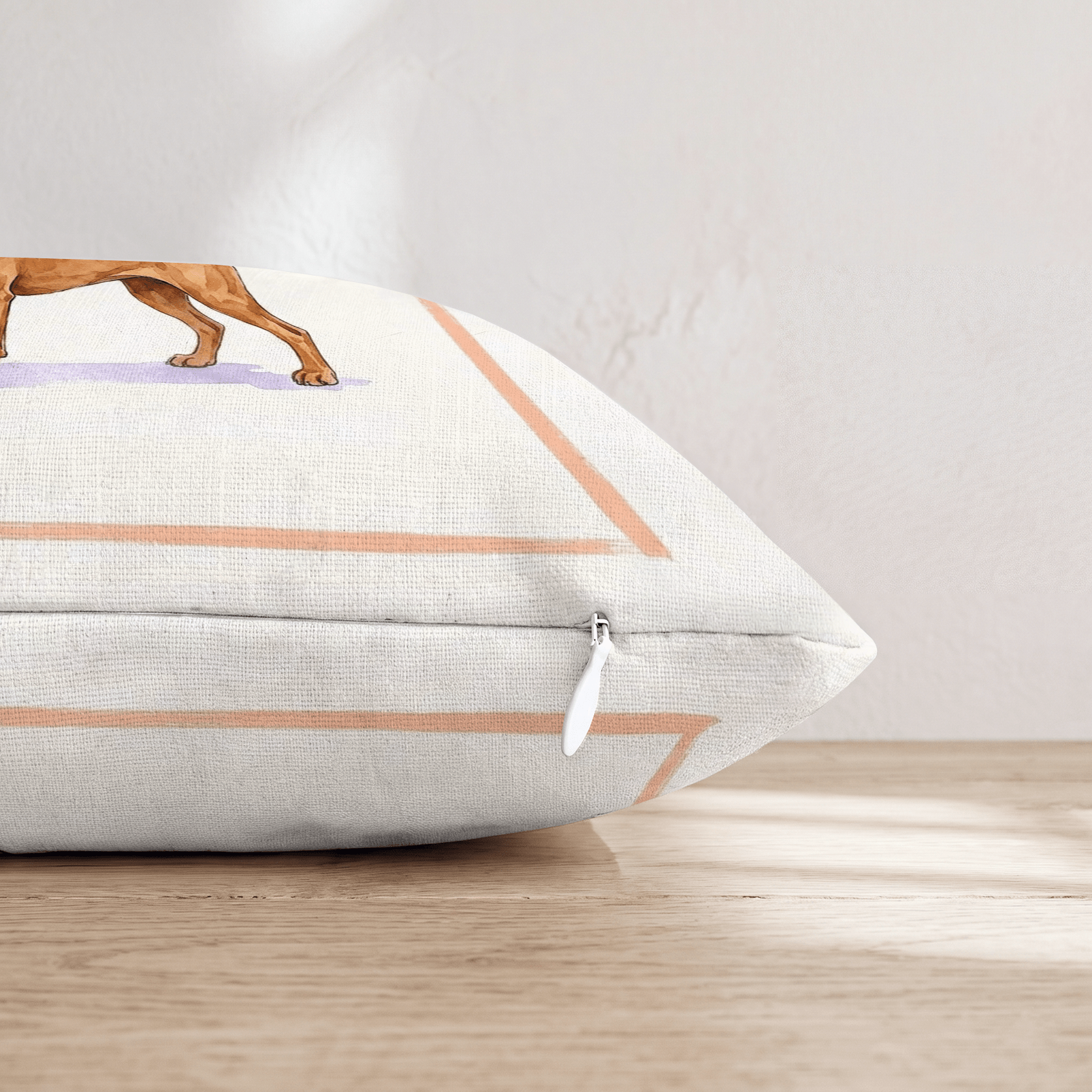 Vizsla Coffee Throw Pillow - Hillcroft Home