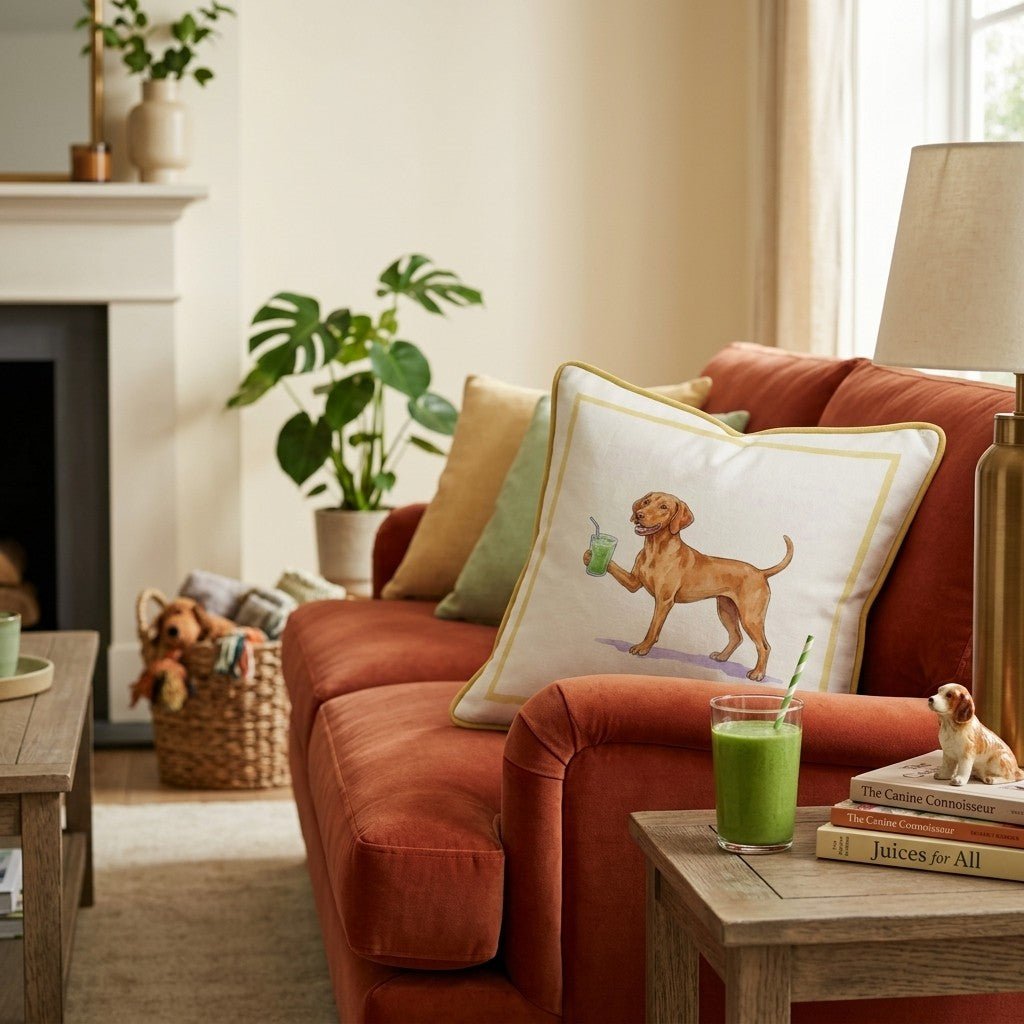 Vizsla Matcha Throw Pillow - Hillcroft Home